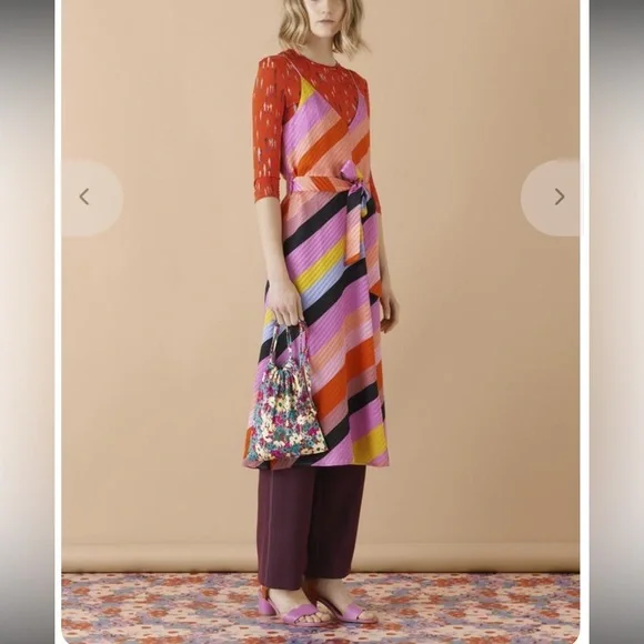 STINE GOYAGIANNA DRESS - PARALLELS revolvecolorful $288 S silk party spring